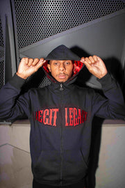 Black Wealth Hoodies - Legit Legacy